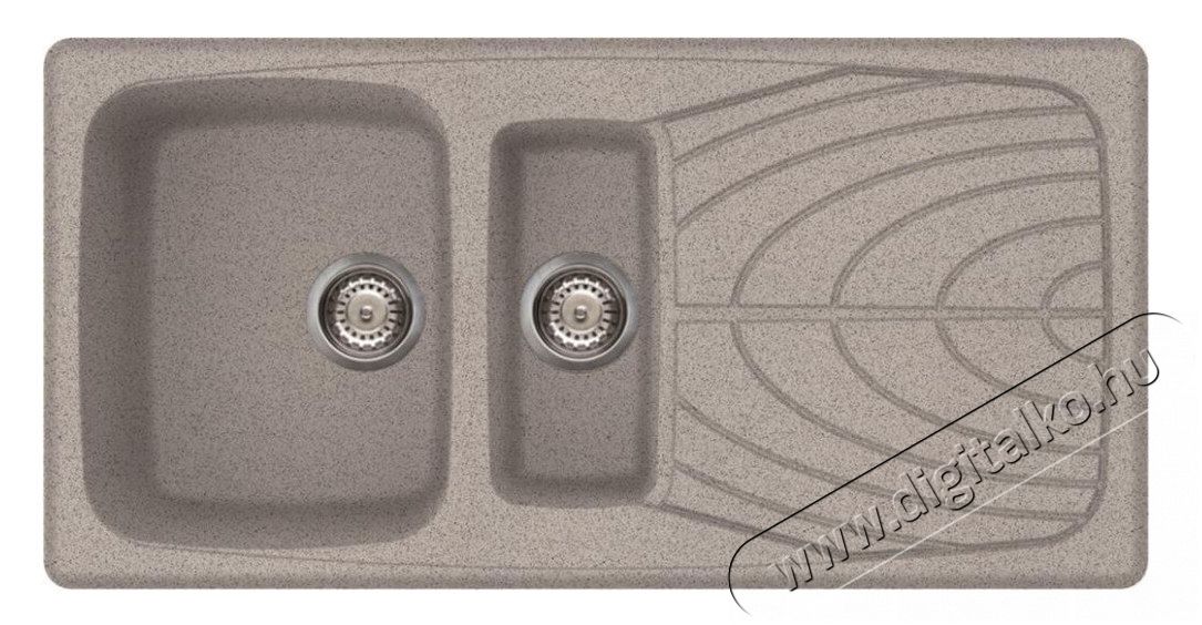 Elleci LGM47555 Master 475 G55 Grigio Pietra granitek mosogatótálca Konyhai termékek - Mosogató - Mosogatótálca - 359116