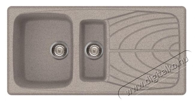 Elleci LGM47555 Master 475 G55 Grigio Pietra granitek mosogatótálca Konyhai termékek - Mosogató - Mosogatótálca - 359116