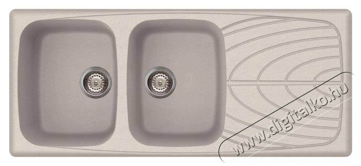 Elleci LGM50052 Master 500 G52 Bianco Pietra granitek mosogatótálca Konyhai termékek - Mosogató - Mosogatótálca - 359127