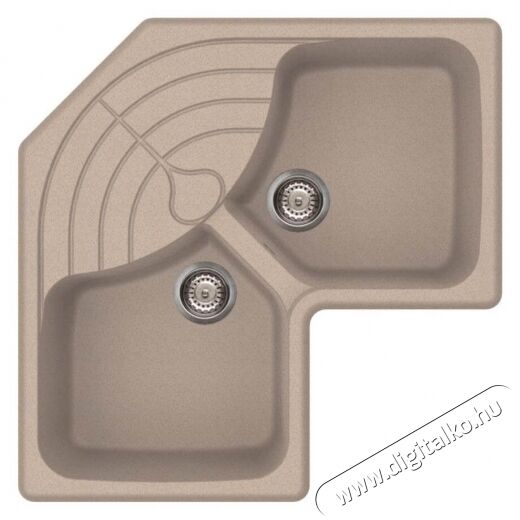 Elleci LGMCOR51 Master CORNER G51 Avena granitek mosogatótálca Konyhai termékek - Mosogató - Mosogatótálca - 359140