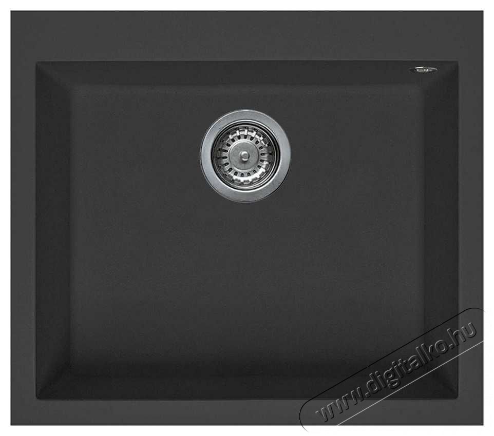 Elleci LGQ10559 Quadra 105 G59 Antracite granitek mosogatótálca Konyhai termékek - Mosogató - Mosogatótálca - 359182