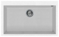 Elleci LGQ13052 Quadra 130 G52 Bianco Pietra granitek mosogatótálca Konyhai termékek - Mosogató - Mosogatótálca - 359240