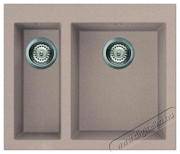 Elleci LGQ15043 Quadra 150 G43 Tortora granitek mosogatótálca Konyhai termékek - Mosogató - Mosogatótálca - 359271