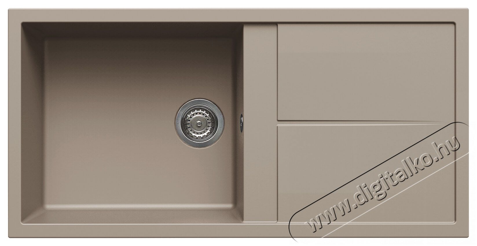 Elleci LGU48043 Unico 480 G 43 Tortora granitek mosogatótálca Konyhai termékek - Mosogató - Mosogatótálca - 359597
