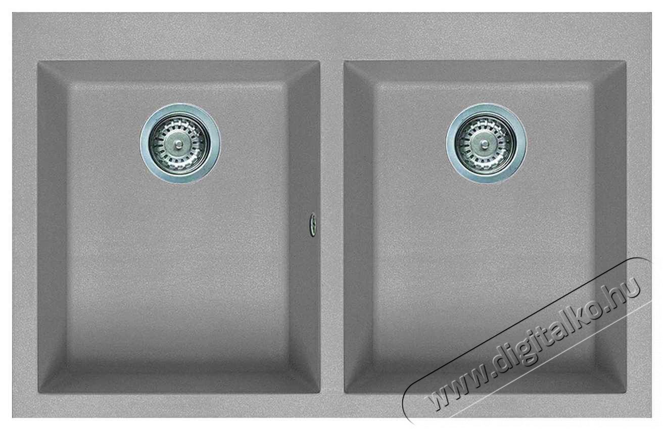 Elleci LMQ35079 Quadra 350 M79 Aluminium metaltek mosogatótálca Konyhai termékek - Mosogató - Mosogatótálca - 359358