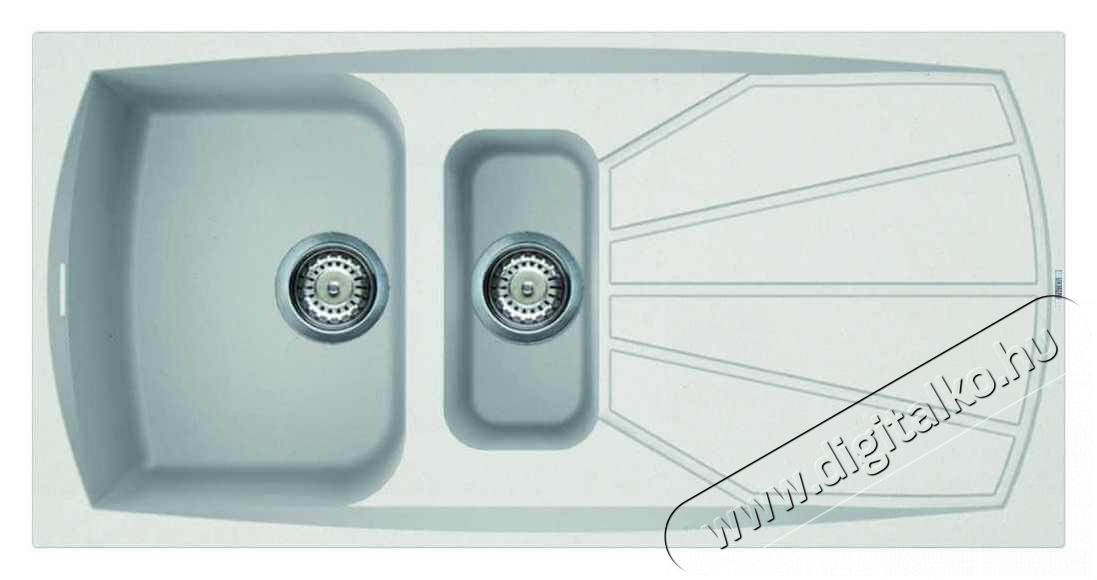 Elleci LGL47568 Living 475 G68 Bianco Granitek mosogatótálca Konyhai termékek - Mosogató - Mosogatótálca - 359066