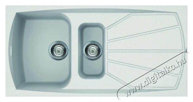 Elleci LGL47568 Living 475 G68 Bianco Granitek mosogatótálca Konyhai termékek - Mosogató - Mosogatótálca - 359066