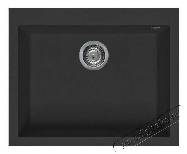 Elleci LGQ11040 Quadra 110 G40 Nero Granitek mosogatótálca Konyhai termékek - Mosogató - Mosogatótálca - 359216