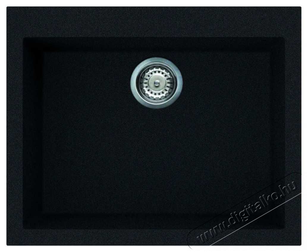 Elleci LGQ11059 Quadra 110 G59 Antracite granitek mosogatótálca Konyhai termékek - Mosogató - Mosogatótálca - 359210