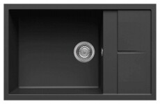 Elleci LGU31040 Unico 310 G40 Nero granitek mosogatótálca Konyhai termékek - Mosogató - Mosogatótálca - 359574