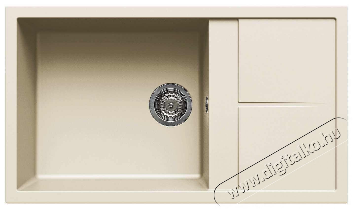 Elleci LGU41062 Unico 410 G62 Bianco Antico granitek mosogatótálca Konyhai termékek - Mosogató - Mosogatótálca - 359580