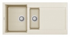 Elleci LGY47562 Easy 475 G62 Bianco Antico Granitek mosogatótálca Konyhai termékek - Mosogató - Mosogatótálca - 358819