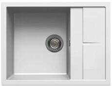Elleci LGU12568 Unico 125 G68 Bianco granitek mosogatótálca Konyhai termékek - Mosogató - Mosogatótálca - 359543