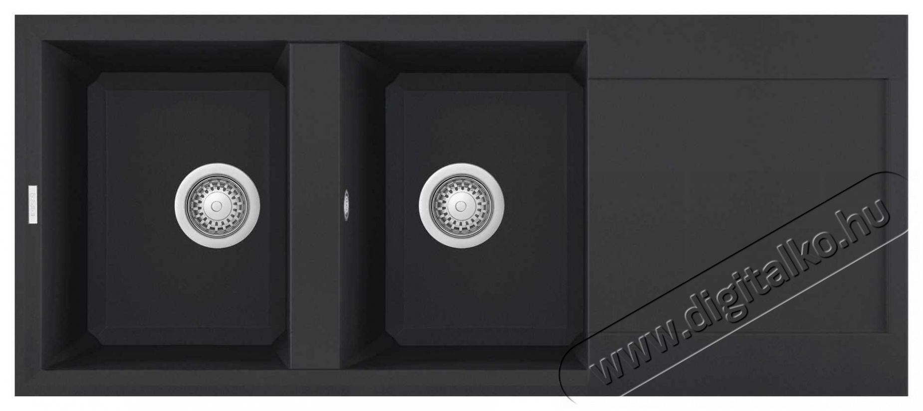 Elleci LGY50059 Easy 500 G59 Antracite granitek mosogatótálca Konyhai termékek - Mosogató - Mosogatótálca - 358846