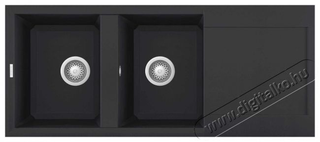 Elleci LGY50059 Easy 500 G59 Antracite granitek mosogatótálca Konyhai termékek - Mosogató - Mosogatótálca - 358846
