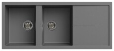 Elleci LGU50048 Unico 500 G48 Cemento granitek mosogatótálca Újdonságok - Új termékek - 359608