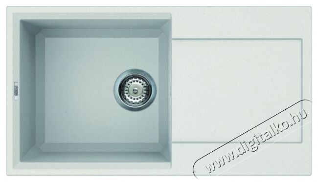 Elleci LGY29068 Easy 290 G68 Bianco granitek mosogatótálca Konyhai termékek - Mosogató - Mosogatótálca - 358757