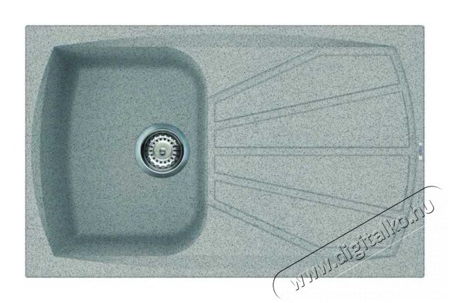 Elleci LGL30055 Living 300 G55 Grigio Pietra granitek mosogatótálca Konyhai termékek - Mosogató - Mosogatótálca - 359041