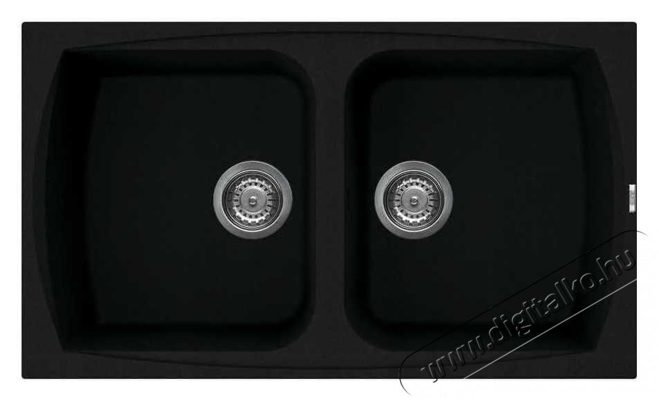 Elleci LGL45040 Living 450 G40 Nero granitek mosogatótálca Konyhai termékek - Mosogató - Mosogatótálca - 359060
