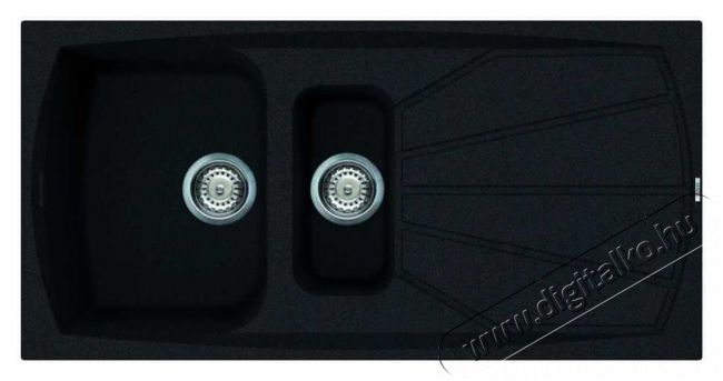 Elleci LGL47559 Living 475 G59 Antracite granitek mosogatótálca Konyhai termékek - Mosogató - Mosogatótálca - 359065