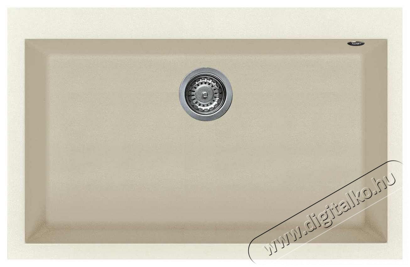 Elleci LGQ13062 Quadra 130 G62 Bianco Antico granitek mosogatótálca Konyhai termékek - Mosogató - Mosogatótálca - 359237