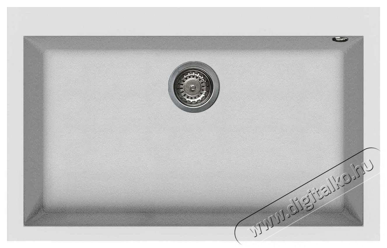 Elleci LGQ13068 Quadra 130 G68 Bianco granitek mosogatótálca Konyhai termékek - Mosogató - Mosogatótálca - 359236