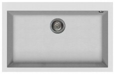 Elleci LGQ13068 Quadra 130 G68 Bianco granitek mosogatótálca Konyhai termékek - Mosogató - Mosogatótálca - 359236