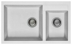 Elleci LGQ44068 Quadra 440 G68 Bianco granitek mosogatótálca Konyhai termékek - Mosogató - Mosogatótálca - 359388