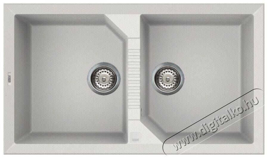 Elleci LGT45068 Tekno 450 G68 Bianco granitek mosogatótálca Konyhai termékek - Mosogató - Mosogatótálca - 359491