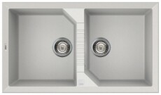 Elleci LGT45068 Tekno 450 G68 Bianco granitek mosogatótálca Konyhai termékek - Mosogató - Mosogatótálca - 359491