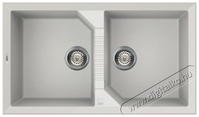 Elleci LGT45068 Tekno 450 G68 Bianco granitek mosogatótálca Konyhai termékek - Mosogató - Mosogatótálca - 359491