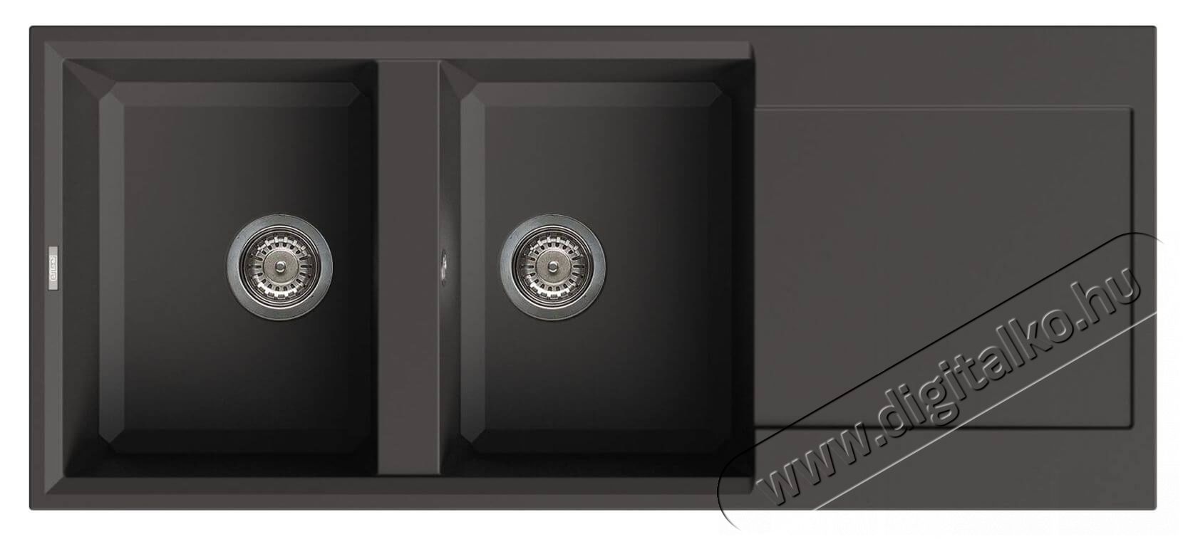 Elleci LGY50040 Easy 500 G40 Nero granitek mosogatótálca Konyhai termékek - Mosogató - Mosogatótálca - 358841