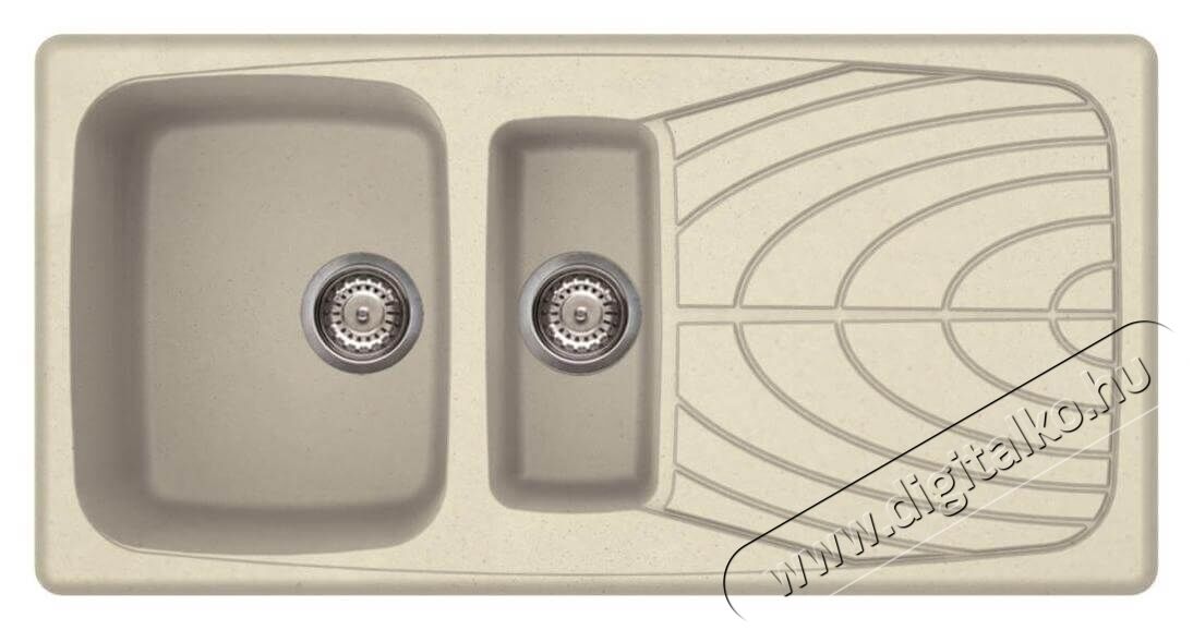 Elleci LGM47562 Master 475 G62 Bianco Antico granitek mosogatótálca Konyhai termékek - Mosogató - Mosogatótálca - 359120