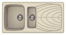 Elleci LGM47562 Master 475 G62 Bianco Antico granitek mosogatótálca Konyhai termékek - Mosogató - Mosogatótálca - 359120