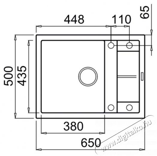 Elleci LGU12543 Unico 125 G43 Tortora granitek mosogatótálca Konyhai termékek - Mosogató - Mosogatótálca - 359549