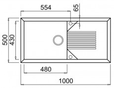 Elleci LMT48073 Tekno 480 M73 Titanium metaltek mosogatótálca Konyhai termékek - Mosogató - Mosogatótálca - 359506