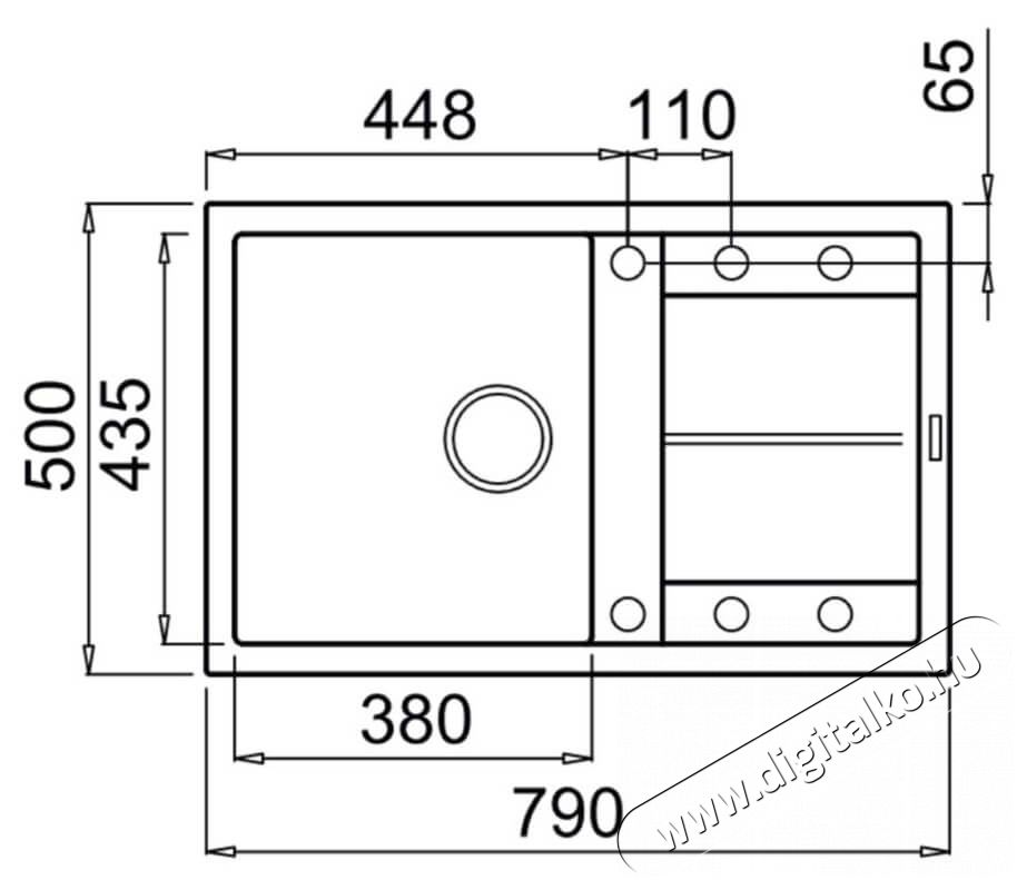 Elleci LMU30073 Unico 300 Metaltek mosogatótálca - M73 titánium Konyhai termékek - Mosogató - Mosogatótálca - 359553