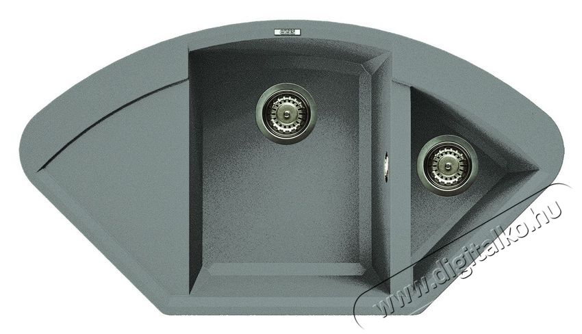 Elleci LMYCOR73 Easy CORNER M73 Titanium metaltek mosogatótálca Konyhai termékek - Mosogató - Mosogatótálca - 358851