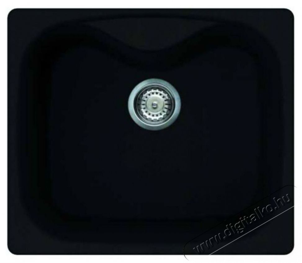 Elleci LGF20040 Fox 200 G40 Nero granitek mosogatótálca - fekete Konyhai termékek - Mosogató - Mosogatótálca - 358979