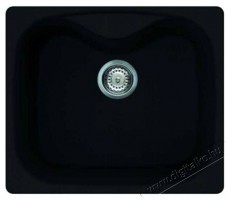 Elleci LGF20040 Fox 200 G40 Nero granitek mosogatótálca - fekete Konyhai termékek - Mosogató - Mosogatótálca - 358979