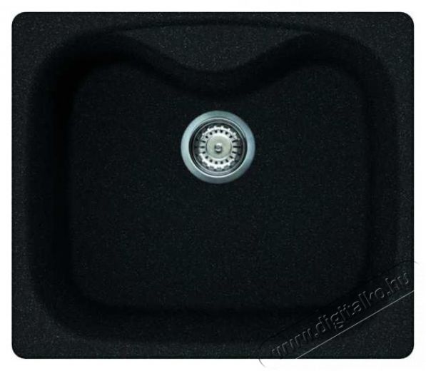 Elleci LGF20054 Fox 200 G54 Nero Pietra granitek mosogatótálca Konyhai termékek - Konyhabútor - 358972