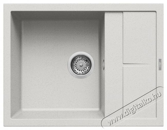 Elleci LGU12552 Unico 125 G52 Bianco Pietra granitek mosogatótálca Konyhai termékek - Mosogató - Mosogatótálca - 359546