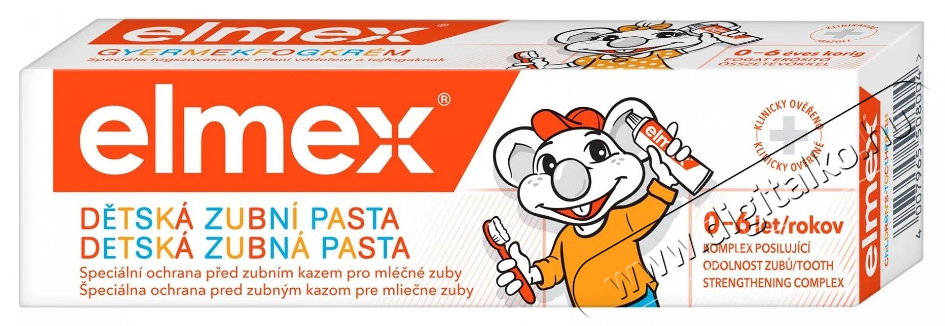 ELMEX Kids 50 ml Sz&eacute;ps&eacute;g&aacute;pol&aacute;s / Eg&eacute;szs&eacute;g - Sz&aacute;j / fog &aacute;pol&aacute;s - Kieg&eacute;sz&iacute;tő - 537792