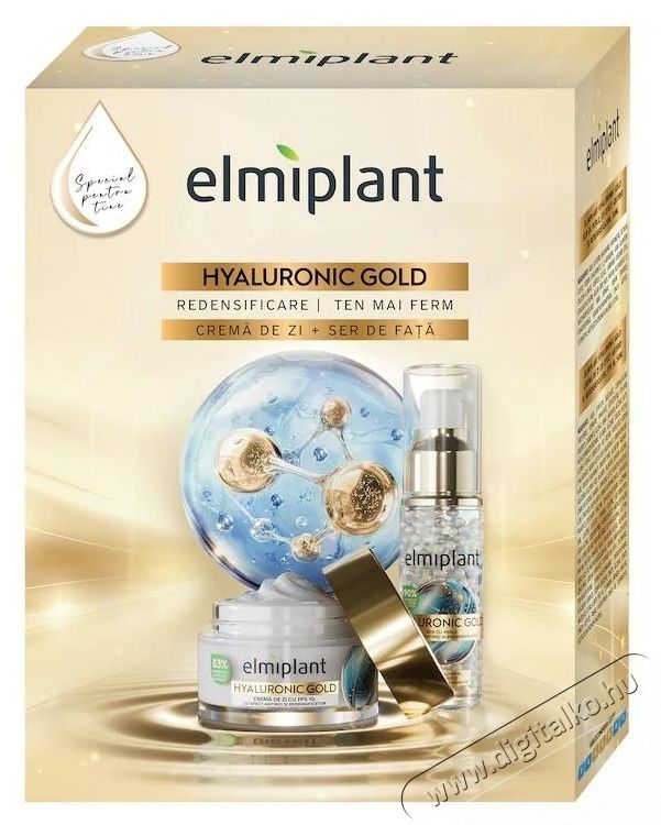 Elmiplant aj&aacute;nd&eacute;kk&eacute;szlet: Hyaluronic Gold nappali kr&eacute;m, 50 ml + Hyaluronic Gold arcsz&eacute;rum, 30 ml Sz&eacute;ps&eacute;g&aacute;pol&aacute;s / Eg&eacute;szs&eacute;g - Egy&eacute;b sz&eacute;ps&eacute;g / eg&eacute;szs&eacute;g term&eacute;k - 536456