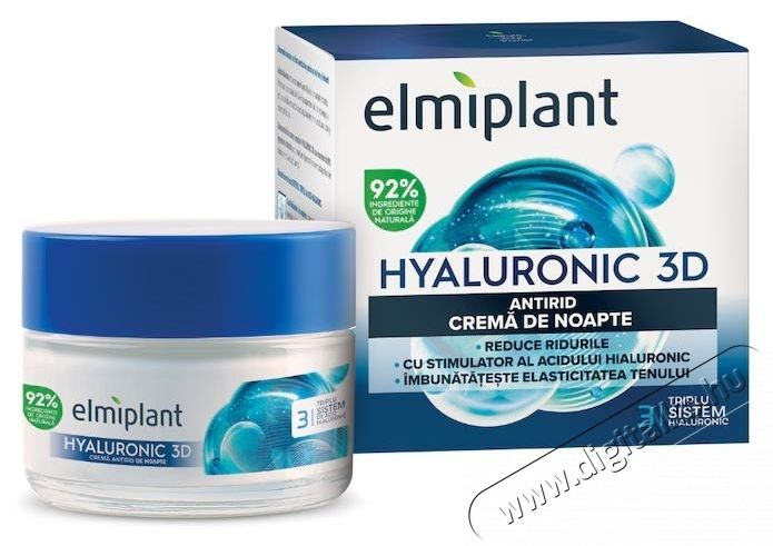 Elmiplant Hyaluronic &eacute;jjeli r&aacute;nctalan&iacute;t&oacute; kr&eacute;m, 50 ml Sz&eacute;ps&eacute;g&aacute;pol&aacute;s / Eg&eacute;szs&eacute;g - Arc / bőr &aacute;pol&aacute;s - Kieg&eacute;sz&iacute;tő - 536458