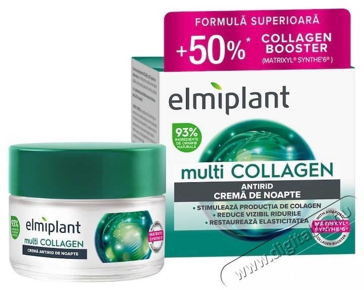 Elmiplant Multikolag&eacute;n &eacute;jjeli arckr&eacute;m, 50 ml Sz&eacute;ps&eacute;g&aacute;pol&aacute;s / Eg&eacute;szs&eacute;g - Arc / bőr &aacute;pol&aacute;s - Kieg&eacute;sz&iacute;tő - 536462