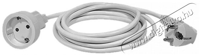 Emos P0120R hosszabbító 3x1,5mm2  fehér 10m Háztartás / Otthon / Kültér - Világítás / elektromosság - Hálózati elosztó / hosszabbító / adapter - 369307