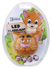 Emos P3523 gyerek fejlámpa - macska Háztartás / Otthon / Kültér - Világítás / elektromosság - Fejlámpa - 337048