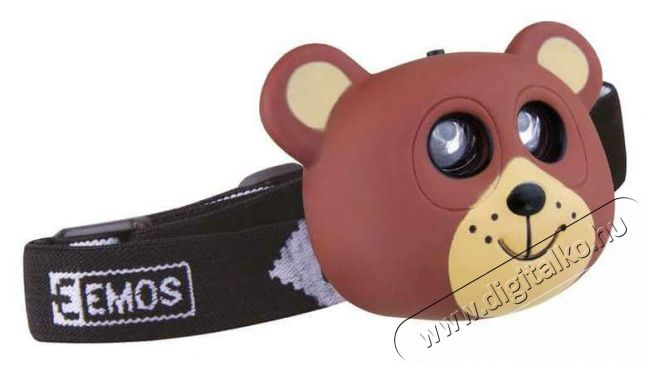 Emos P3525 gyerek fejlámpa - medve Háztartás / Otthon / Kültér - Világítás / elektromosság - Fejlámpa - 337049