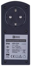 Emos P5526 mechanikusi időkapcsoló aljzat - fekete Háztartás / Otthon / Kültér - Világítás / elektromosság - Hálózati elosztó / hosszabbító / adapter - 369362